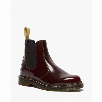 Dr Martens Férfi Vegan 2976 Chelsea Csizma Bordó